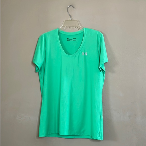 Under Armour Tops - Under Armour Green Fitted Short Sleeve Tee